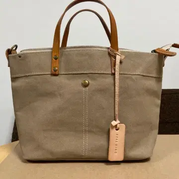 리얼마인드 REAL MIND 파르케 2WAY 토트백 머스타드