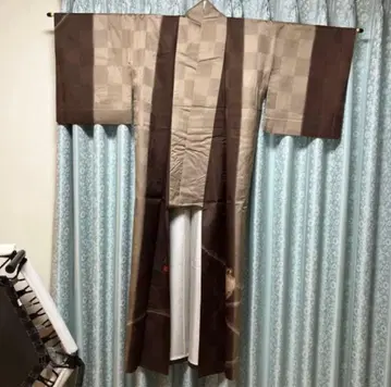 기모노 호몬기 유키쓰무기 올빼미