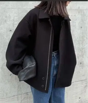 selectMOKA 빅 실루엣 미들 코트