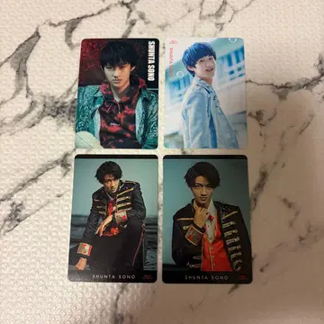 M!LK 소노 슌타 트레이딩 카드 4장 세트 묶음 판매
