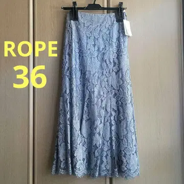 미사용품 ROPE 플레어&머메이드 레이스 스커트