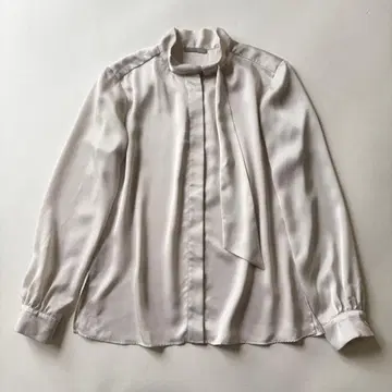 [띠어리 럭스] 블라우스 보타이 화이트 계열 워셔블 38