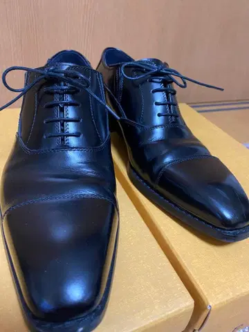 REGAL Worth Collection 블랙 드레스 슈즈