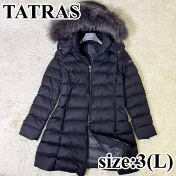 [ 타트라스 ] 다운 자켓 라비아나 롱 3way 블랙 사이즈 3