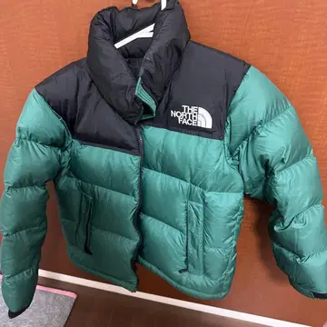 THE NORTH FACE 다운 자켓 그린/블랙