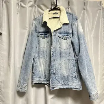 보아 안감 부착 데님 자켓