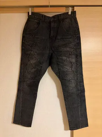 류기압삭 카라쿠리타마시 스키니 데님 M 사이즈