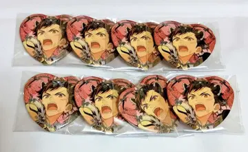 라메키라 하트 캔뱃지 테츠코 8점 세트