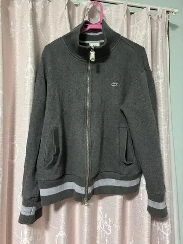 Lacoste 그레이 집업 자켓