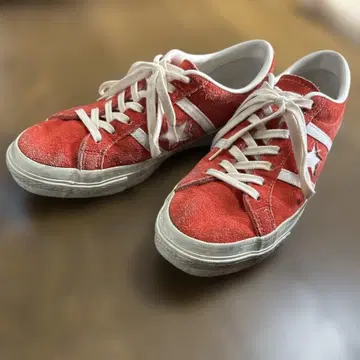 레어 90s 초기 일본제 복각 잭 스타 레드 US 8.5 / 27cm