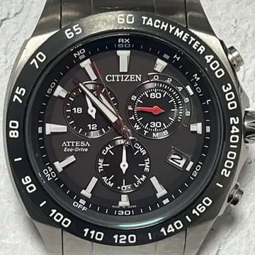 ATTESA Eco-Drive 전파 솔라 ATP53-3033 티타늄 경량