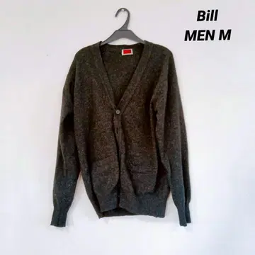 Bill 니트 가디건 그레이 M 울 혼방