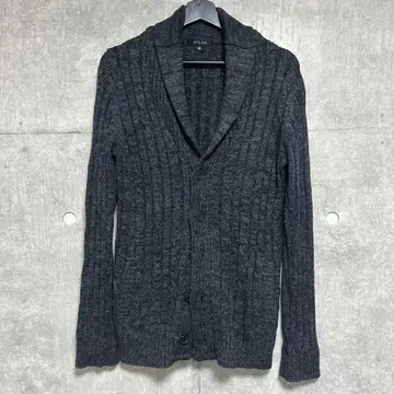 MICHEL KLEIN 리브 편직 가디건 48