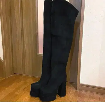 니하이 부츠 블랙 23.5cm