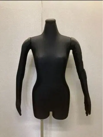 바디 토르소 마네킹 여성용 블랙 스탠드 포함