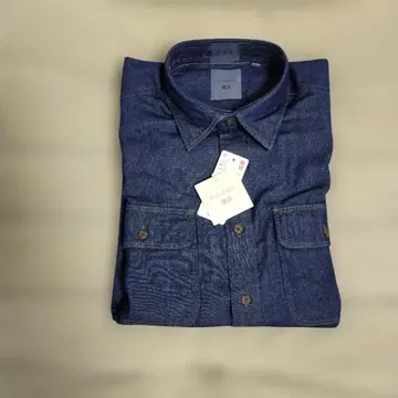 유니클로 x JW ANDERSON 데님 셔츠 68 Blue 사이즈 L