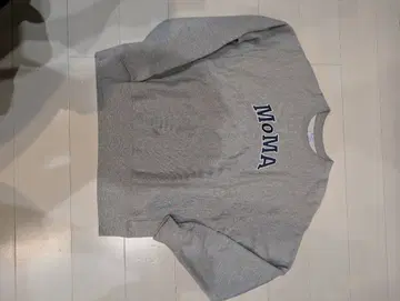 Champion MoMA 로고 맨투맨 그레이