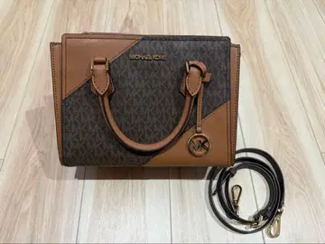 MICHAEL KORS 브라운 핸드백