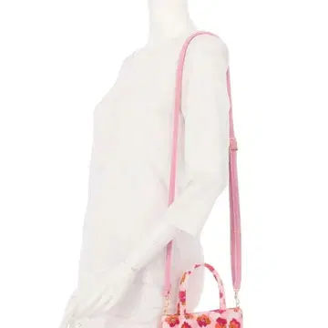 페일러 플라워 페탈 체크 숄더 스트랩