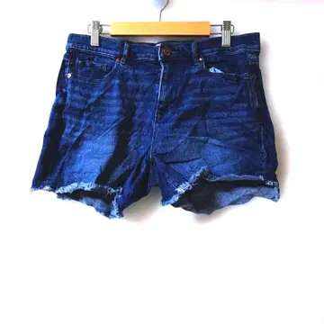 새상품급 [ LOFT ] 다크 블루 숏팬츠 데님 컷오프