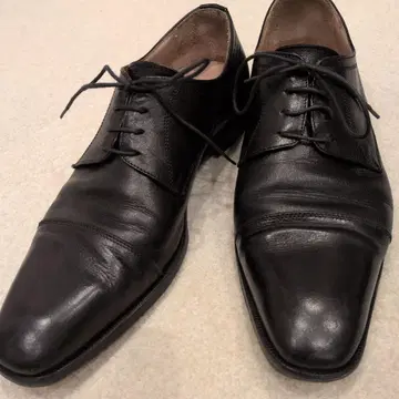 이세탄 멘즈 레더 스트레이트 팁 슈즈 25.5