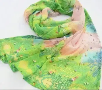 무지개 그림 그리기 [미도리 놀이] 핸드메이드 스톨 미사용