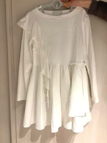 CELFORD 숄더 프릴 페플럼 티셔츠 프릴 화이트 36