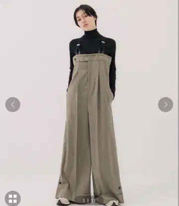 PUBLIC TOKYO 서스펜더 사이드 라인 살로펫 새상품급