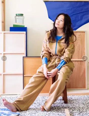 PAMM 스킨 컬러 웍스 점프 수트 베이지 완판템 미사용 새상품