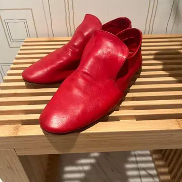 BOEMOS 빨간색 플랫슈즈 댓글 없이 구매 가능