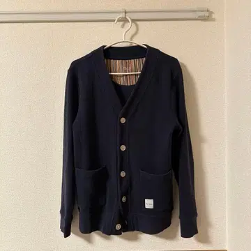 네이비 버튼 가디건