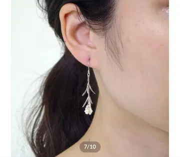 Fillyjonk 필리피욘카 라이스 플라워 귀걸이 스몰 실버