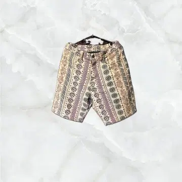 PLEASURES 올 패턴 이지 팬츠 페이즐리 민족 패턴