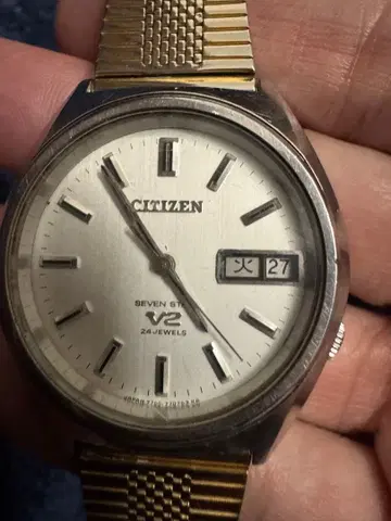 CITIZEN 세븐스타 V2 자동 와인딩 시계 24주얼