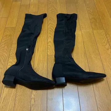 [미사용에 가까움] ZARA 니하이 롱 부츠 23cm