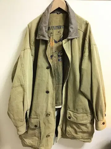헌팅 자켓 구제 의류 덕지 덕 자켓 밀리터리 자켓