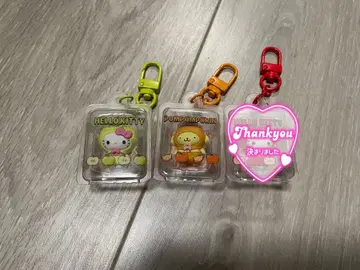 산리오 시크릿 키링 후르츠 디자인 키티 푸딩