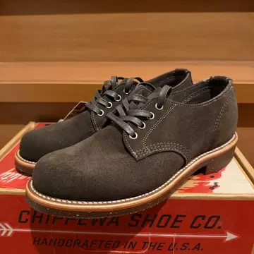 치페와 워크 부츠 다크 브라운