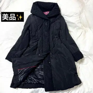 새상품급 SuperBeauty 다운 롱 레이스 비쥬 40