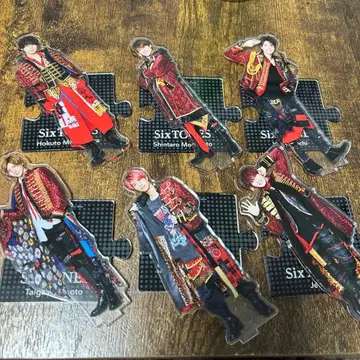 SixTONES 아크릴 스탠드 6인 세트