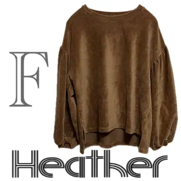 헤더 hether 브라운 코듀로이 슬릿 여성 상의 가을/겨울