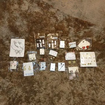 귀걸이 묶음 판매 목걸이도!