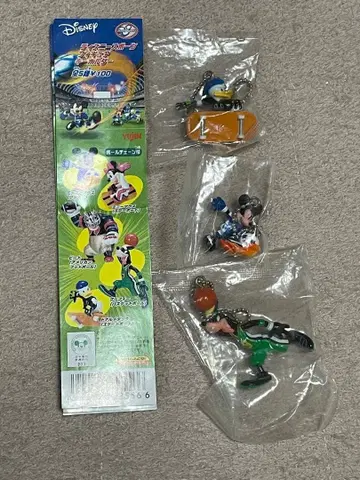 디즈니 스포츠 피규어 키링 미키 도날드 구피