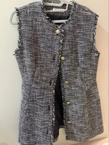 NATURAL BEAUTY BASIC 트위드 베스트