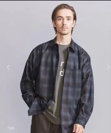 BEAUTY&YOUTH 체크 무늬 플란넬 셔츠