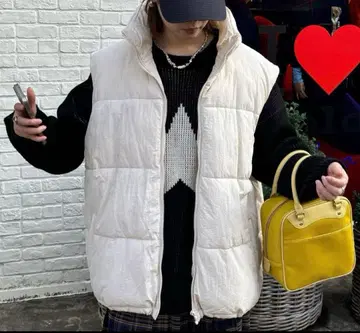 택 포함 새상품 차오패닉 다운 베스트