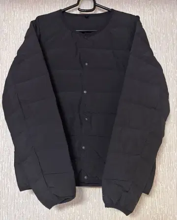 [ SHIPS any 별주 ] TAION 스티치리스 다운 자켓 블랙