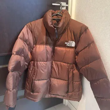 THE NORTH FACE 브라운 눕시 다운 자켓 M