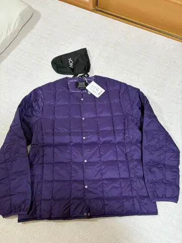 TAION 타이온 다운 자켓 보라색 퍼플 2XL