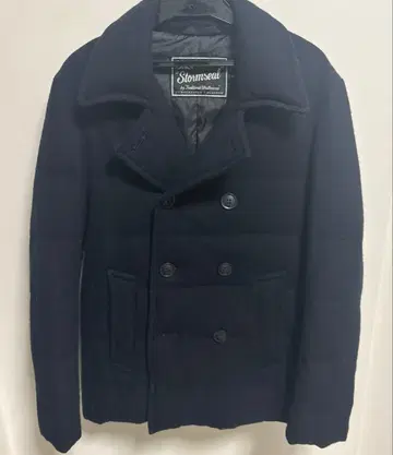 트래디셔널 웨더웨어 다운 피코트 네이비 38